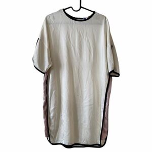 MSGM White T-Shirt Dress